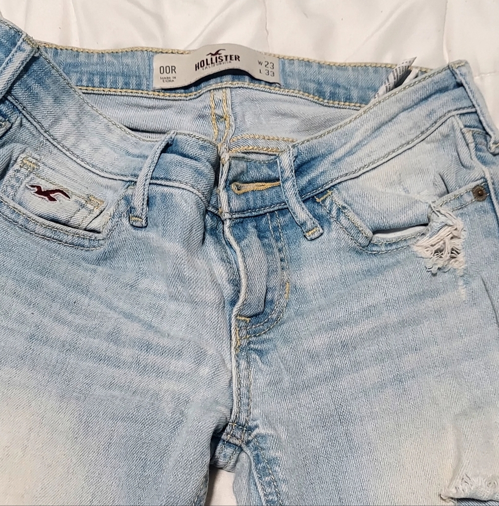 Hollister Distressed Faded Jeans